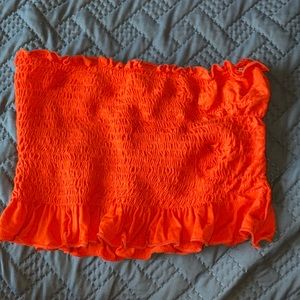 Orange tube top